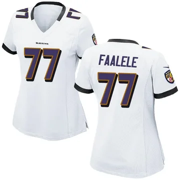 Top-selling Item] Baltimore Ravens Daniel Faalele 77 White Vapor Limited 3D  Unisex Jersey