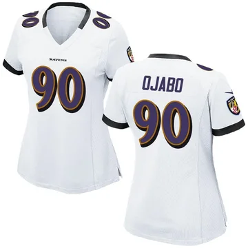 Men's Nike David Ojabo Purple Baltimore Ravens Player Game Jersey Size: Small