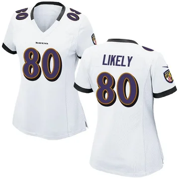 Men's Nike Isaiah Likely Purple Baltimore Ravens Player Game Jersey