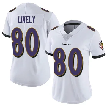 Top-selling Item] Baltimore Ravens Isaiah Likely 80 White Vapor Limited 3D  Unisex Jersey