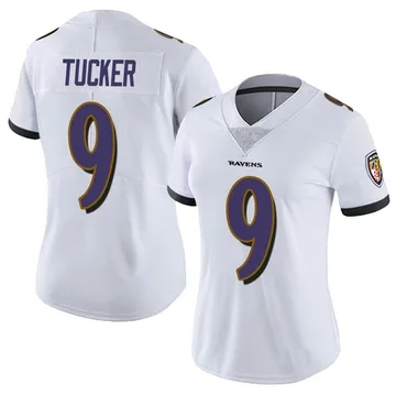 Youth Nike Justin Tucker Black Baltimore Ravens Alternate Game Jersey