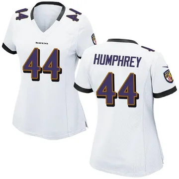 Women's Nike Baltimore Ravens Marlon Humphrey White Jersey - Game