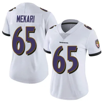 Men's Nike Patrick Mekari Purple Baltimore Ravens Game Player Jersey Size: Extra Large