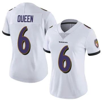 Baltimore Ravens Nike Road Game Jersey - White - Patrick Queen - Youth