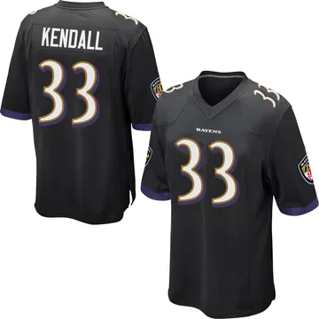 Youth Nike Baltimore Ravens Anthony Kendall Black Jersey - Game