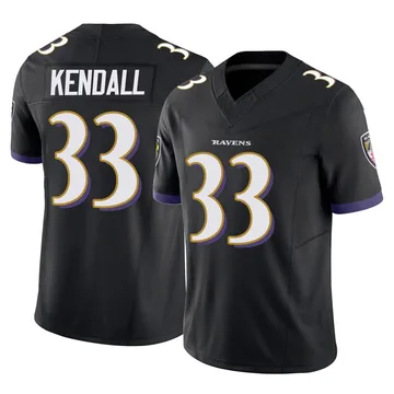 Youth Nike Baltimore Ravens Anthony Kendall Black Vapor F.U.S.E. Jersey - Limited