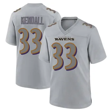 Youth Nike Baltimore Ravens Anthony Kendall Gray Atmosphere Fashion Jersey - Game