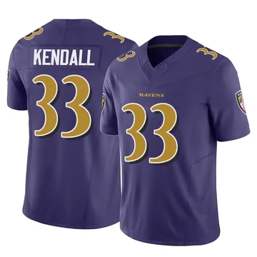 Youth Nike Baltimore Ravens Anthony Kendall Purple Vapor F.U.S.E. Jersey - Limited