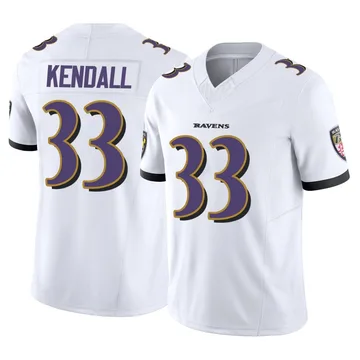 Youth Nike Baltimore Ravens Anthony Kendall White Vapor F.U.S.E. Jersey - Limited