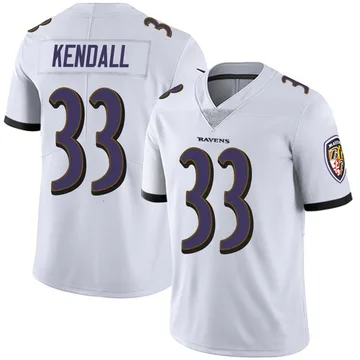 Youth Nike Baltimore Ravens Anthony Kendall White Vapor Untouchable Jersey - Limited