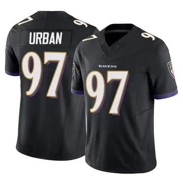 Youth Nike Baltimore Ravens Brent Urban Black Vapor F.U.S.E. Jersey - Limited