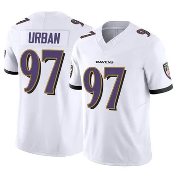 Youth Nike Baltimore Ravens Brent Urban White Vapor F.U.S.E. Jersey - Limited