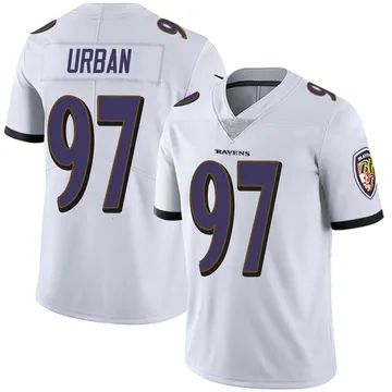 Youth Nike Baltimore Ravens Brent Urban White Vapor Untouchable Jersey - Limited