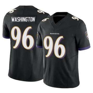 Youth Nike Baltimore Ravens Broderick Washington Black Vapor F.U.S.E. Jersey - Limited