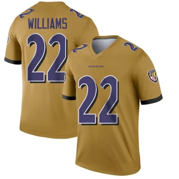 Damarion Williams Baltimore Ravens Women's Black Name & Number Logo Slim  Fit T-Shirt 