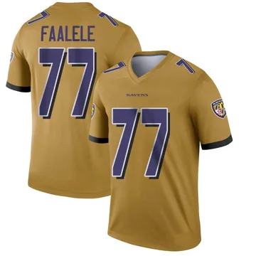 Top-selling Item] Baltimore Ravens Daniel Faalele 77 White Vapor Limited 3D  Unisex Jersey