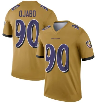 Baltimore Ravens David Ojabo 90 White Vapor Limited Jersey - Bluefink