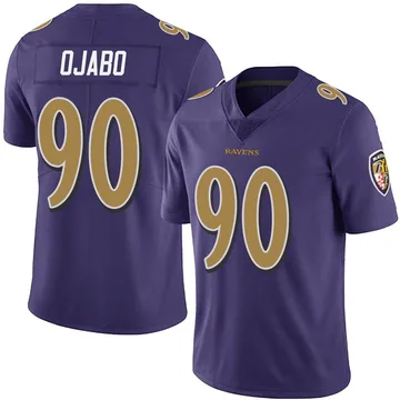 Baltimore Ravens Nike Home Game Jersey - Purple - David Ojabo - Mens