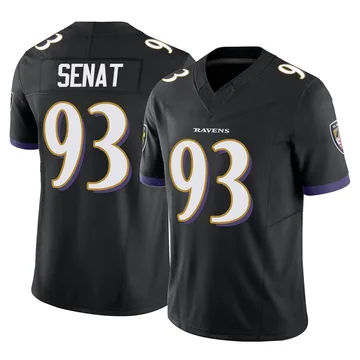 Youth Nike Baltimore Ravens Deadrin Senat Black Vapor F.U.S.E. Jersey - Limited