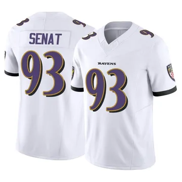 Youth Nike Baltimore Ravens Deadrin Senat White Vapor F.U.S.E. Jersey - Limited