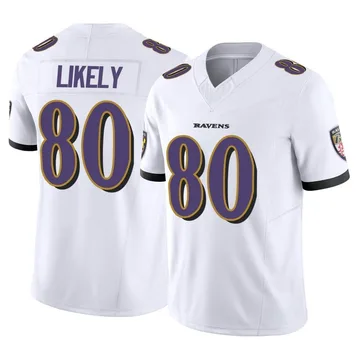 Men's Nike Isaiah Likely Purple Baltimore Ravens Player Game Jersey