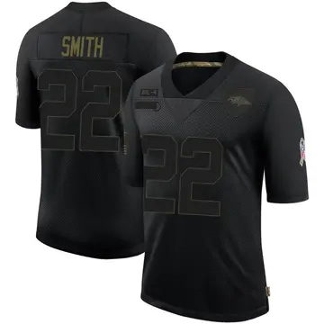 Nike Baltimore Ravens No22 Jimmy Smith Camo Men's Stitched NFL Limited 2018 Salute To Service Jersey