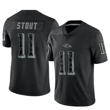 Top-selling Item] Baltimore Ravens Jordan Stout 11 White Vapor Limited 3D  Unisex Jersey