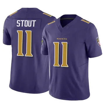 Men's Nike Jordan Stout Purple Baltimore Ravens Player Game Jersey