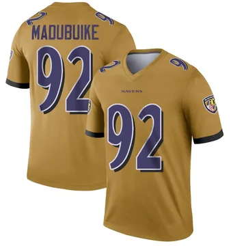 Justin Madubuike Baltimore Ravens Nike Game Player Jersey - Purple