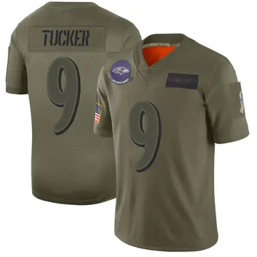 Justin Tucker 9 Ravens Pro Bowl 2023 Patch Men Jersey - White - Bluefink