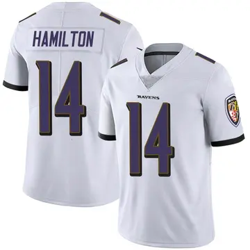 Nike Men's Baltimore Ravens Kyle Hamilton #14 Game Jersey - Purple - S (Small)