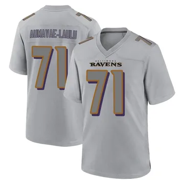 Youth Nike Baltimore Ravens Malaesala Aumavae-Laulu Gray Atmosphere Fashion Jersey - Game