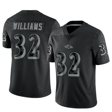 Marcus Williams 32 Baltimore Ravens Black Reflective Limited Jersey - Men -  Bluefink