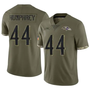 Men's Nike J.K. Dobbins Olive Baltimore Ravens 2022 Salute to Service Limited Jersey Size: Small