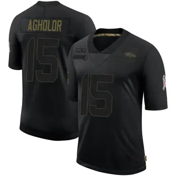 Nike Las Vegas Raiders No15 Nelson Agholor White Youth Stitched NFL 100th Season Vapor Untouchable Limited Jersey