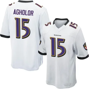 Nelson Agholor Youth Nike Purple Baltimore Ravens Custom Game