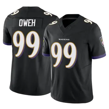 Men's Nike Odafe Oweh Black Baltimore Ravens Game Jersey