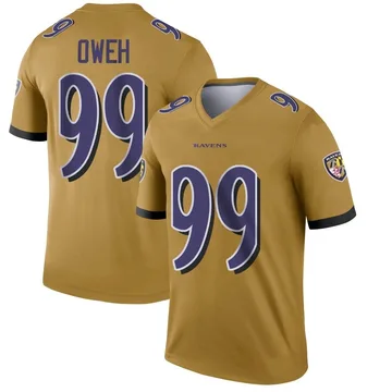 Baltimore Ravens Jayson Oweh 99 White Vapor Limited Jersey - Bluefink