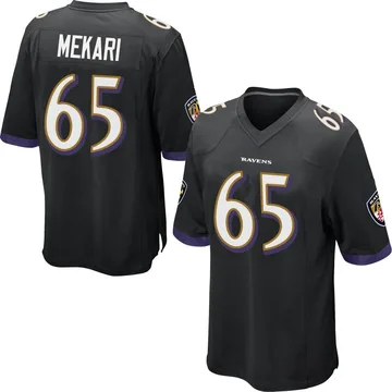 Men's Nike Patrick Mekari Purple Baltimore Ravens Game Player Jersey Size: Extra Large