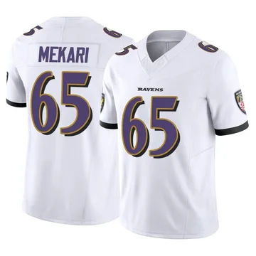 Men's Nike Patrick Mekari Purple Baltimore Ravens Game Player Jersey Size: Large