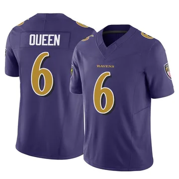 Baltimore Ravens Nike Road Game Jersey - White - Patrick Queen - Youth