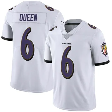 Baltimore Ravens Nike Road Game Jersey - White - Patrick Queen - Youth