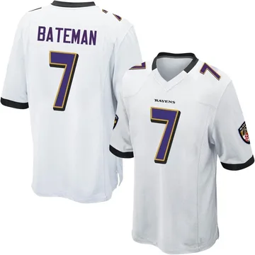 Baltimore Ravens Nike Home Game Jersey - Purple - Rashod Bateman - Mens