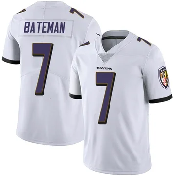 Top-selling Item] Baltimore Ravens Rashod Bateman 7 White Vapor Limited 3D  Unisex Jersey