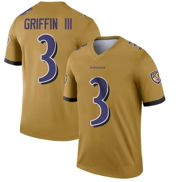 Men's Nike Robert Griffin III Purple Baltimore Ravens Game Jersey