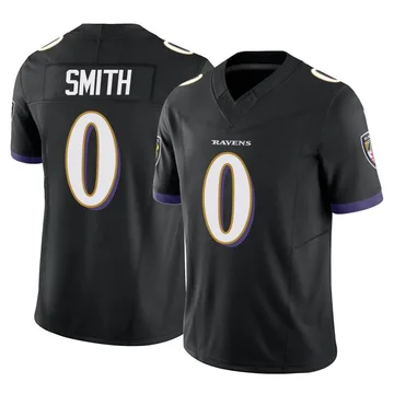 Men's Nike Roquan Smith Black Baltimore Ravens Team Game Jersey