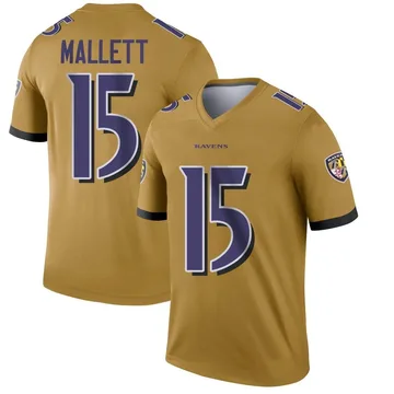 London Games - Ravens Ryan Mallett game worn Ravens jersey (September 24,  2017) Size 46