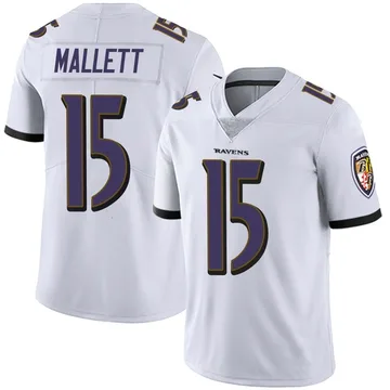 London Games - Ravens Ryan Mallett game worn Ravens jersey (September 24,  2017) Size 46