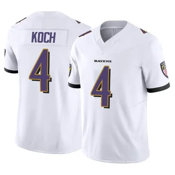 Limited Men's Sam Koch Purple Jersey - #4 Football Baltimore