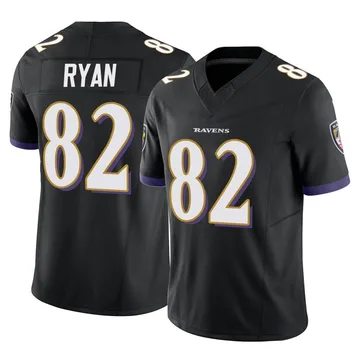 Youth Nike Baltimore Ravens Sean Ryan Black Vapor F.U.S.E. Jersey - Limited